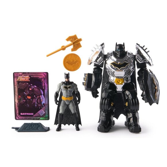 NEW DC Comics Metal Force Batman Action Figure 6" Toy Armor Suit Superhero Inclu - Picture 9 of 16